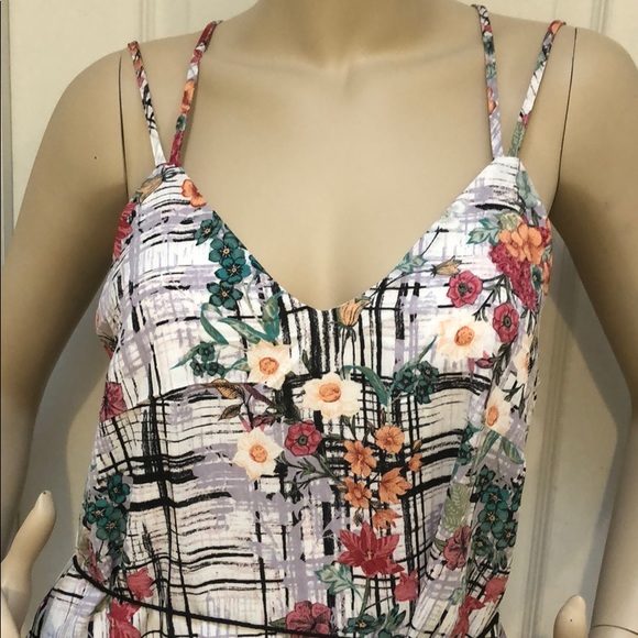 OFF WHITE FLORAL DRESS - Picture 4 of 7